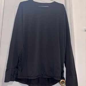 Amazon Essentials Black Long Sleeve Sun Shirt size Medium